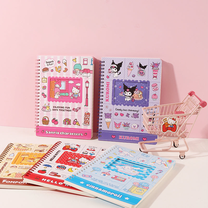 SANRIO NOTEBOOK Kawaii Characters Spiral School Supplies Hello Kitty  Dividers