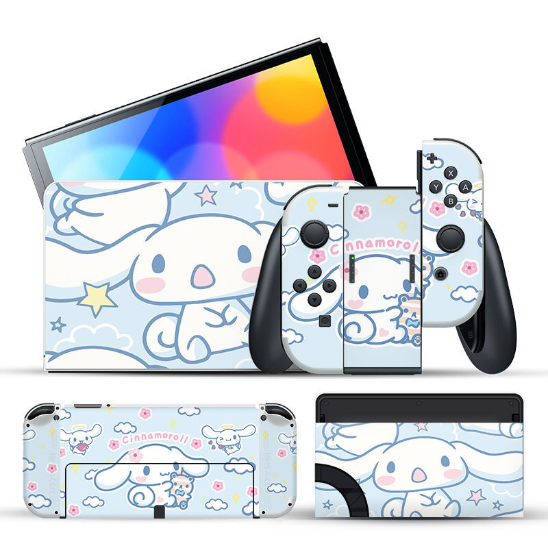 Gaming Pusheen Nintendo Switch OLED Skin