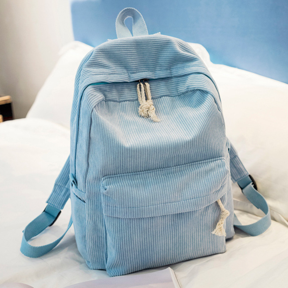 Classic Corduroy Backpack | School Bag