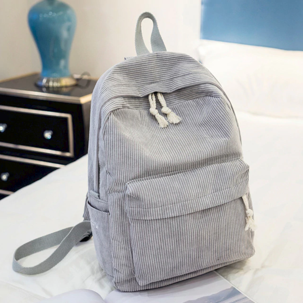 Classic Corduroy Backpack | School Bag