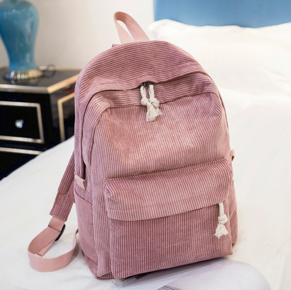 Classic Corduroy Backpack | School Bag