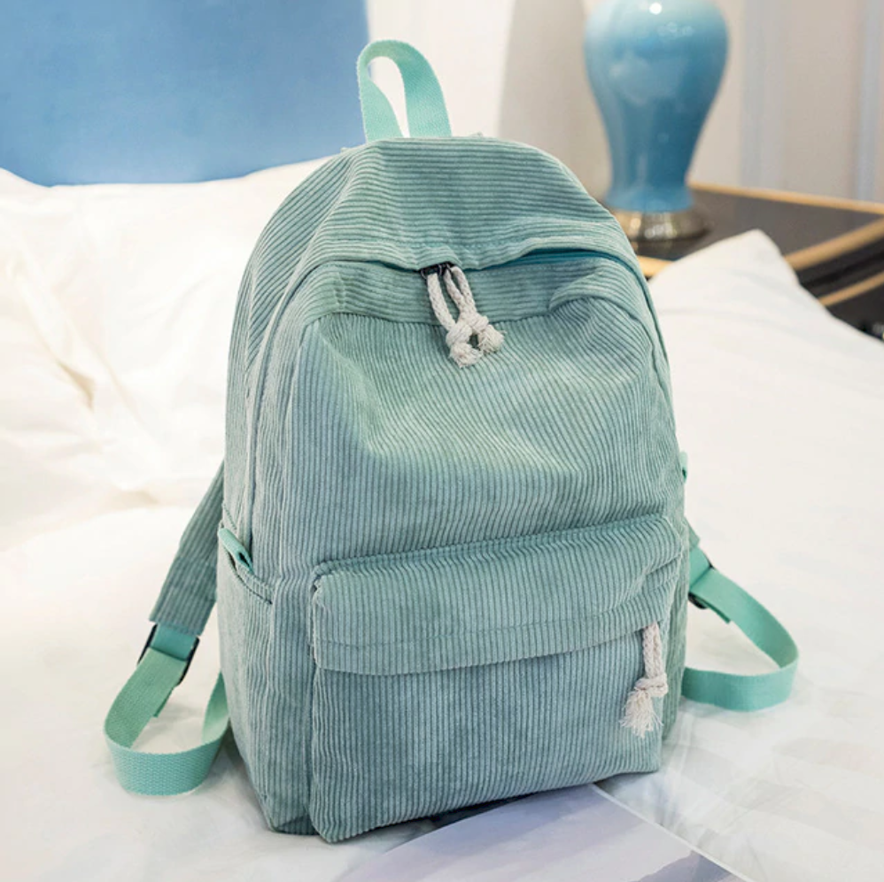 Classic Corduroy Backpack | School Bag