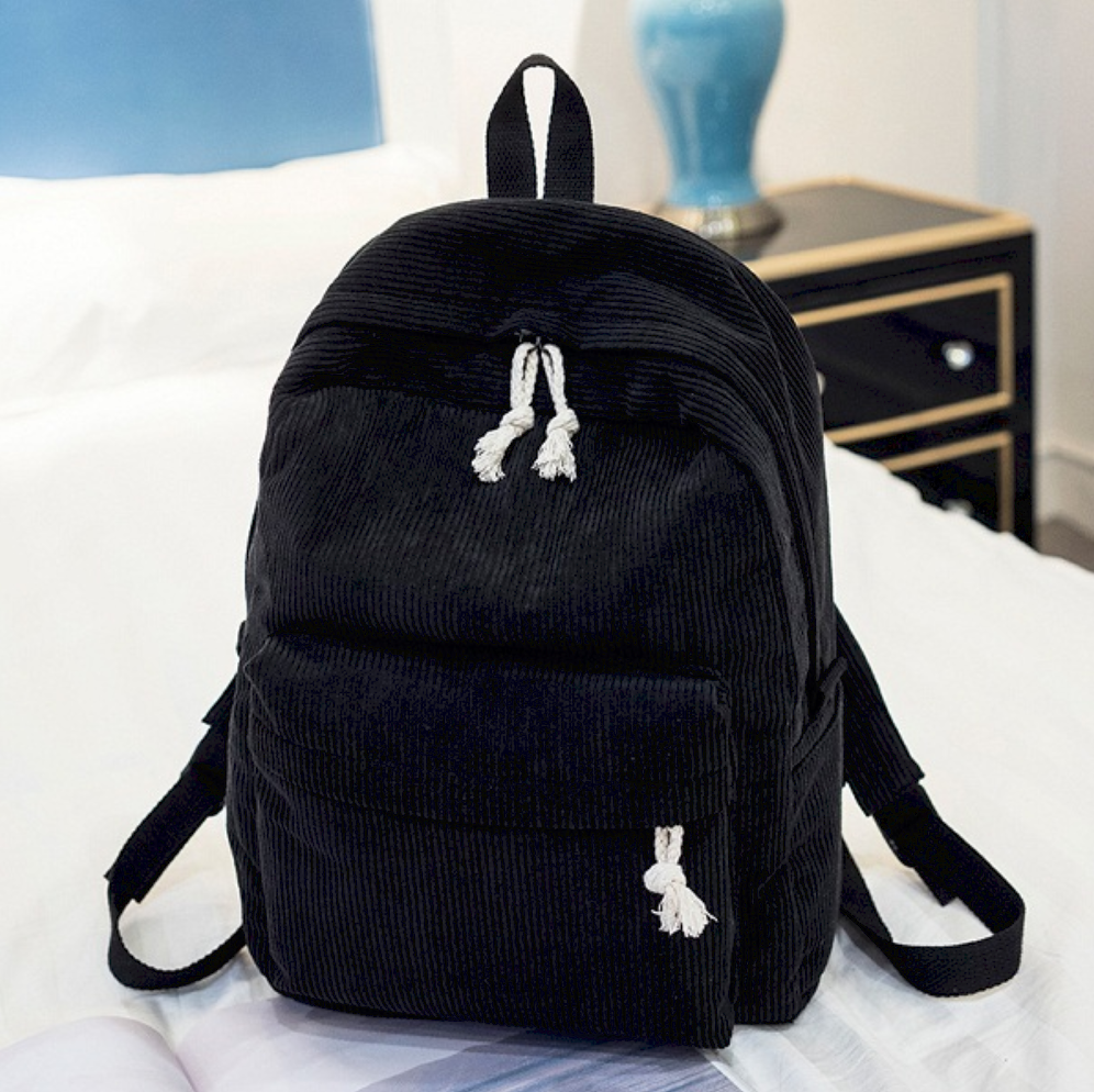 Classic Corduroy Backpack | School Bag