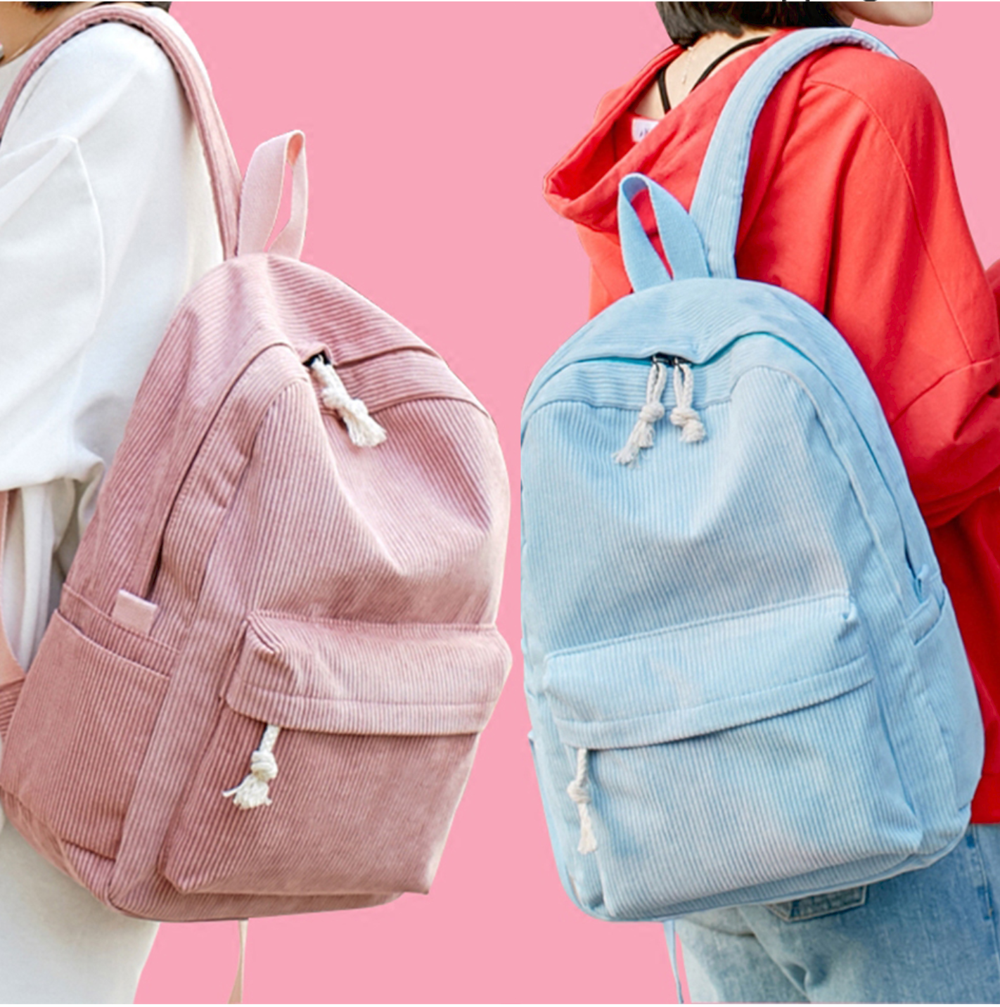 Classic Corduroy Backpack | School Bag