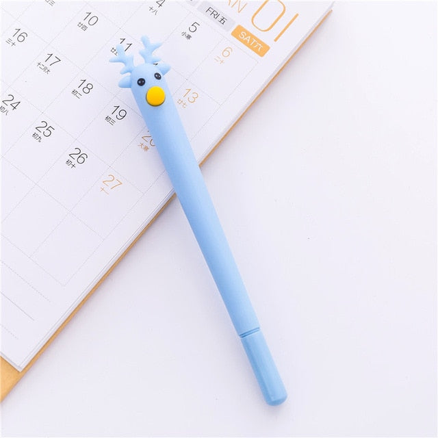 Kawaii Reindeer Gel Ink Pen