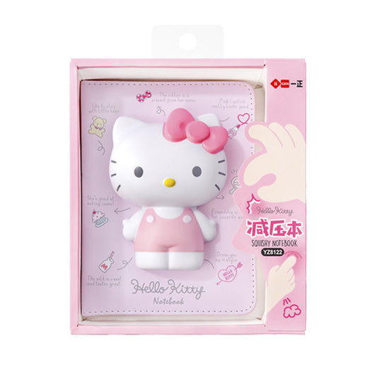 Squishy Notebook -- Hello Kitty Pink