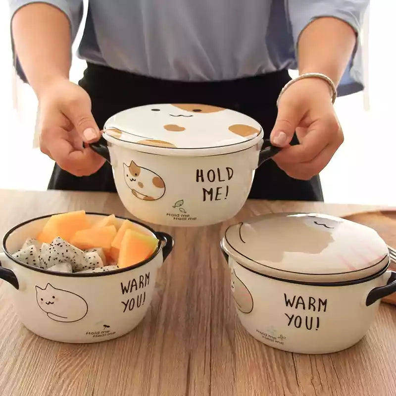 Kawaii Cat Bowl