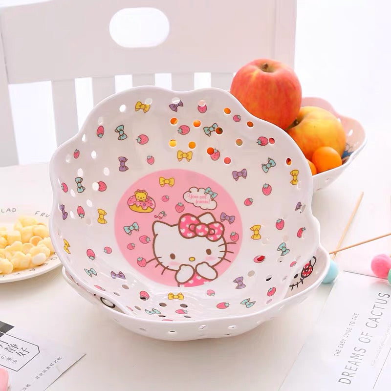 Cute Cartoon Sanrio Fruit Plate