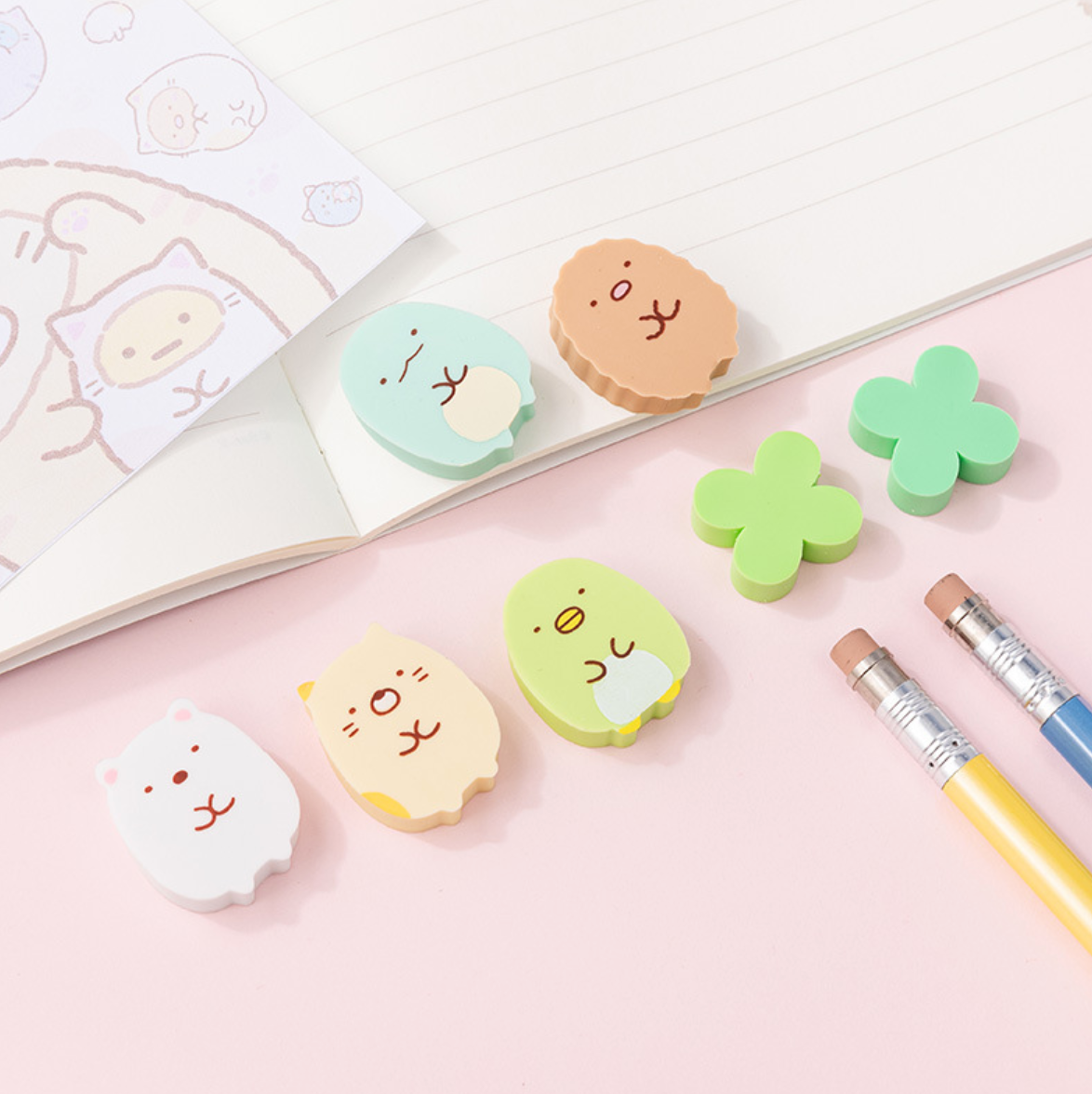 Sumikko Gurashi Eraser - 5 Pieces Set