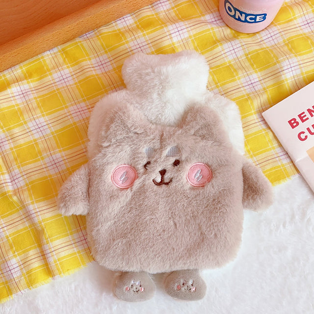 Kawaii Cute Fluffy Hot Water Bottles