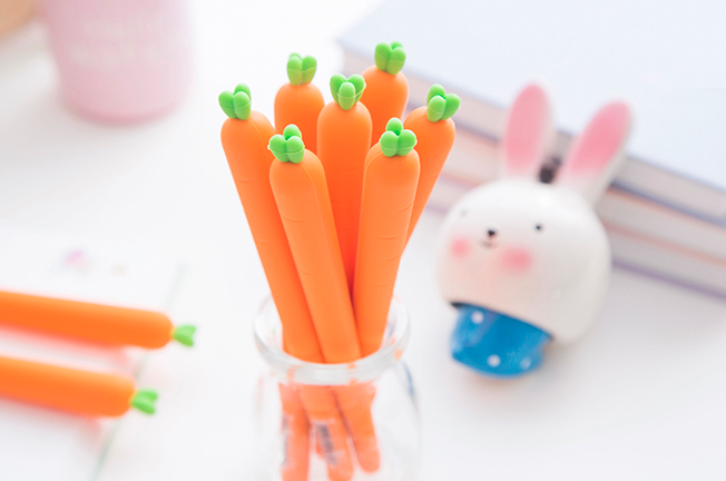 Cute Carrot Gel Ink Pen 6