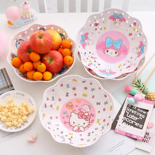 Cute Cartoon Sanrio Fruit Plate