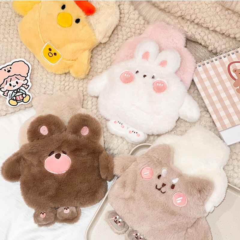 Kawaii Cute Fluffy Hot Water Bottles