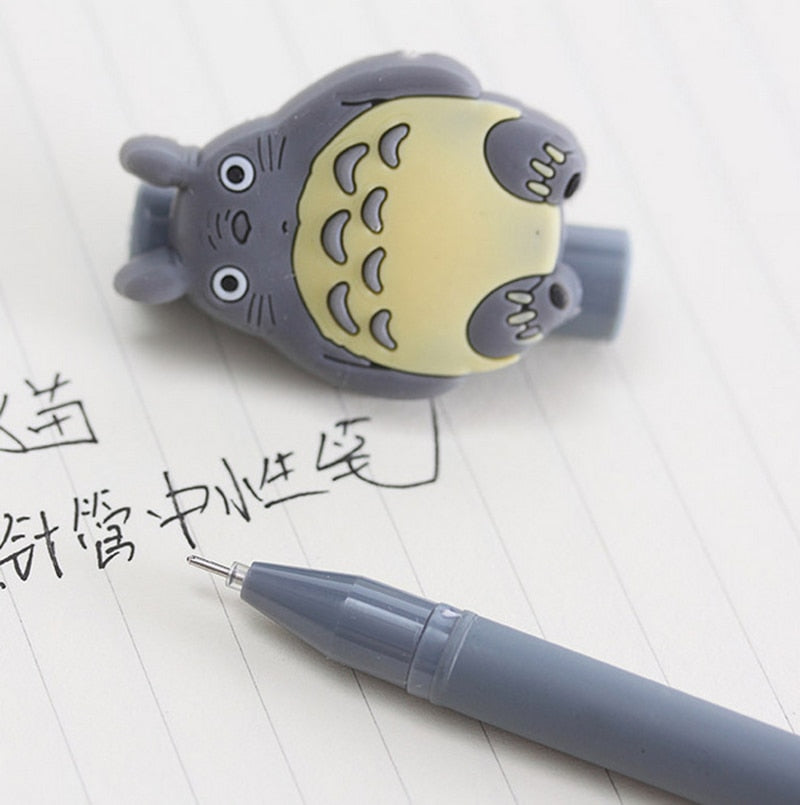 4 Pcs / Pack Novelty Cute Totoro Anime Gel Ink Pen