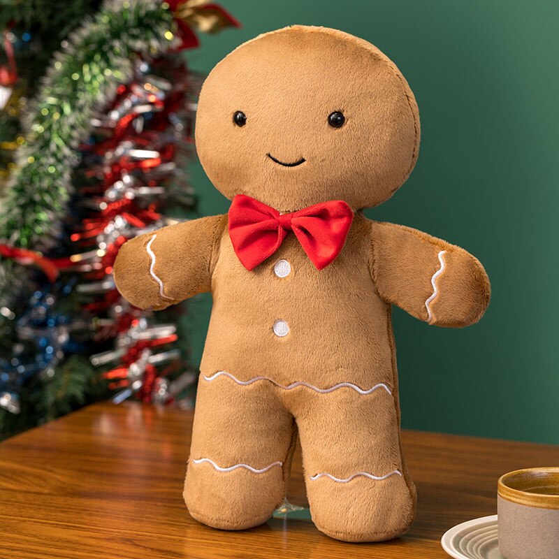 Kawaii Christmas Series Gingerbread Man Garland Christmas Tree Plush Toy