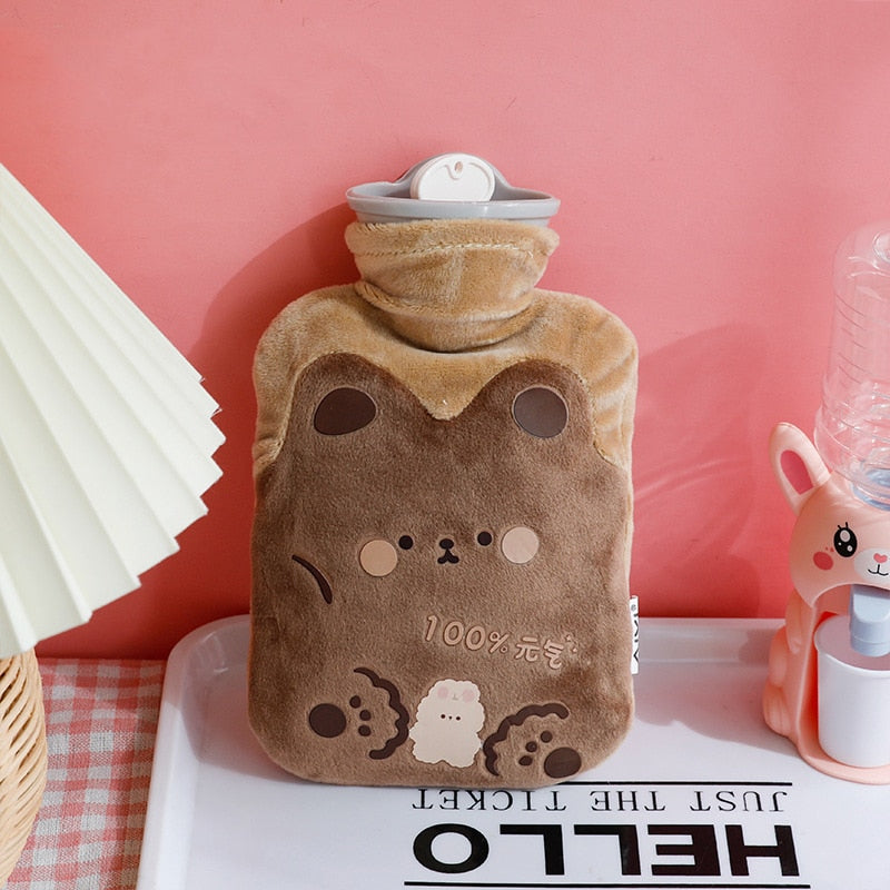 500/1000ml Kawaii Bear Hot Water Bottle