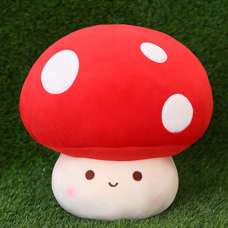 Kawaii Cute Mochi Mushroom Plush