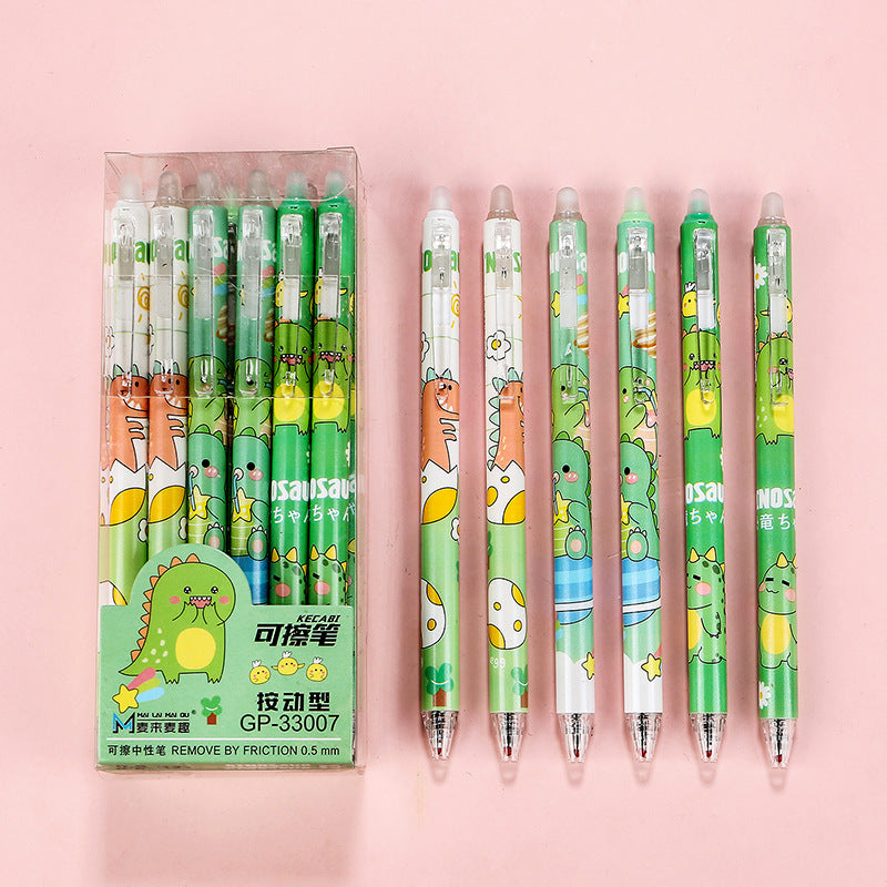 Kawaii Gel Pen Cartoon Erasable Pen-dinosaur