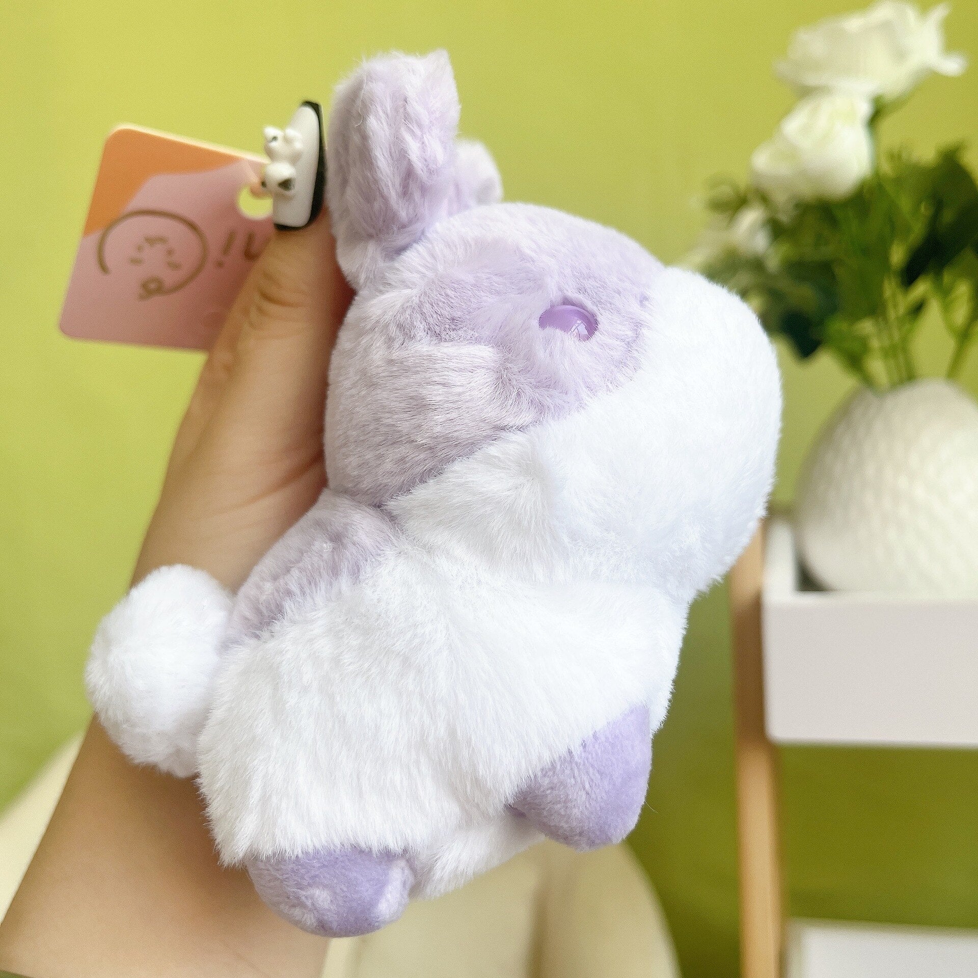 Kawaii Pastel Bunny Plush Keychain