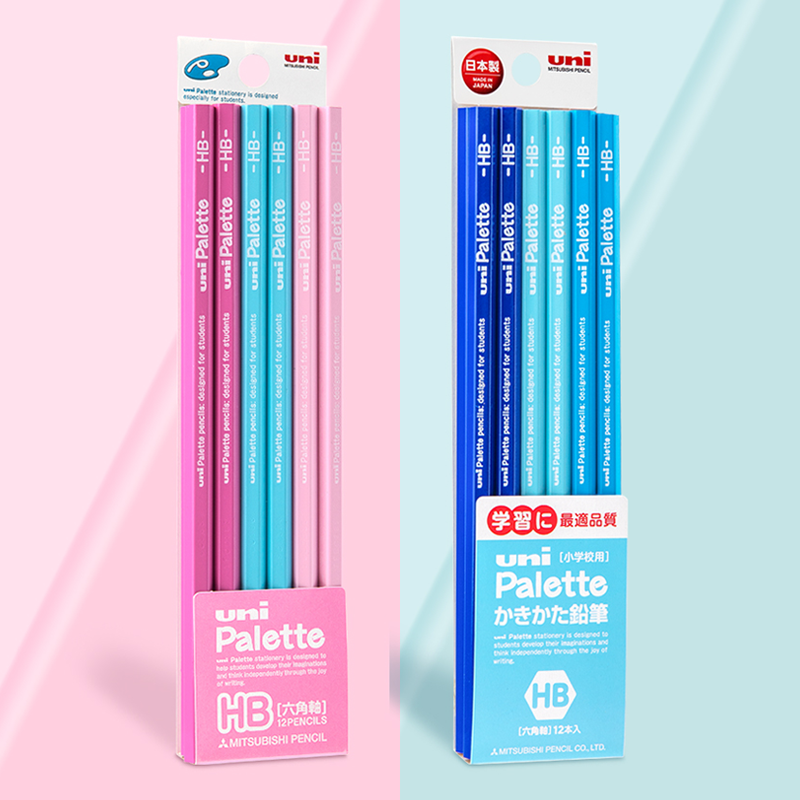 Uni Palette Pencil - Set of 12 - HB - Pink