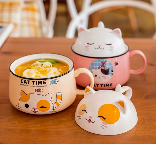 Kawaii Cat Bowl