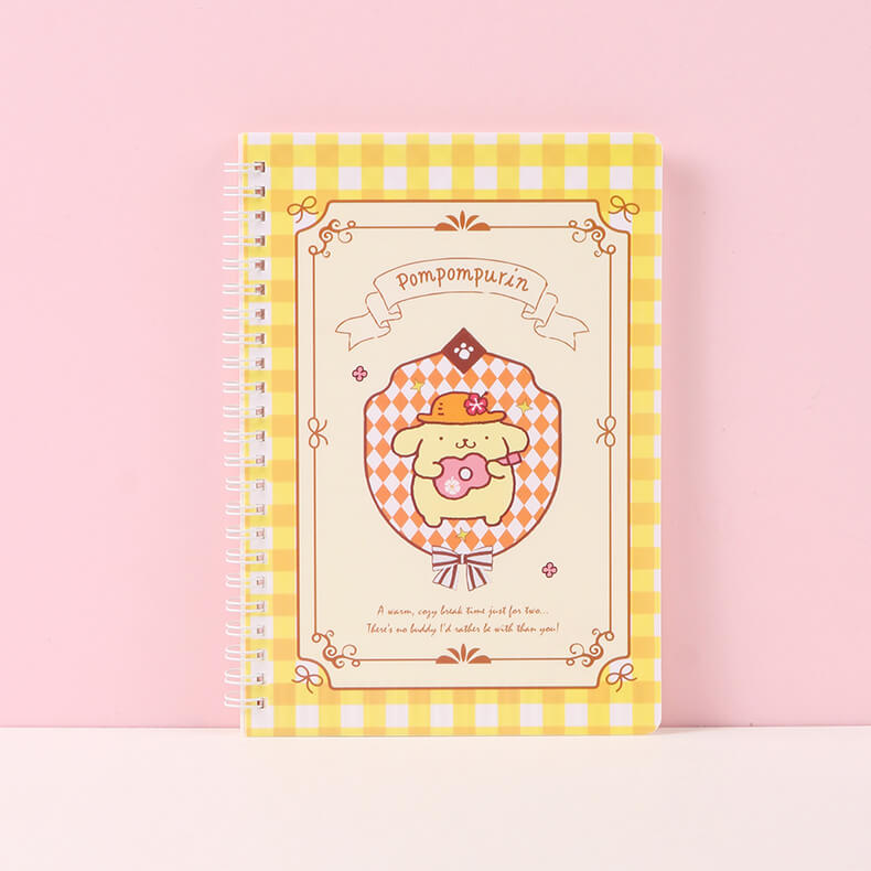 Campus Checkered Pattern Sanrio Loose-leaf Notbooks A5 – voyage stationery