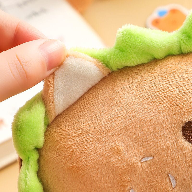 Kawaii Dog Roll Burger Pencil Case