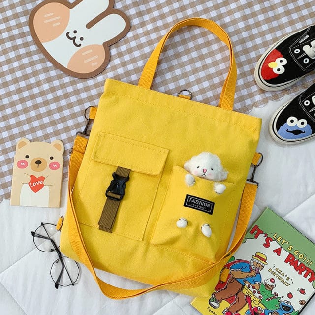       kawaii-travel-tote-shopping-bag-yellow-sheep-pendant-bags-voystationery-37