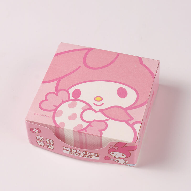 my-melody-memo-pad-cube-250-sheets