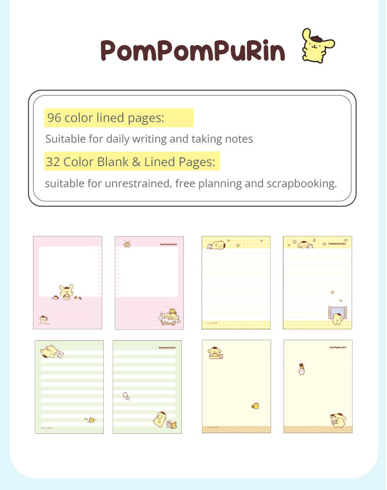 Squishy Notebook -- PomPomPurin