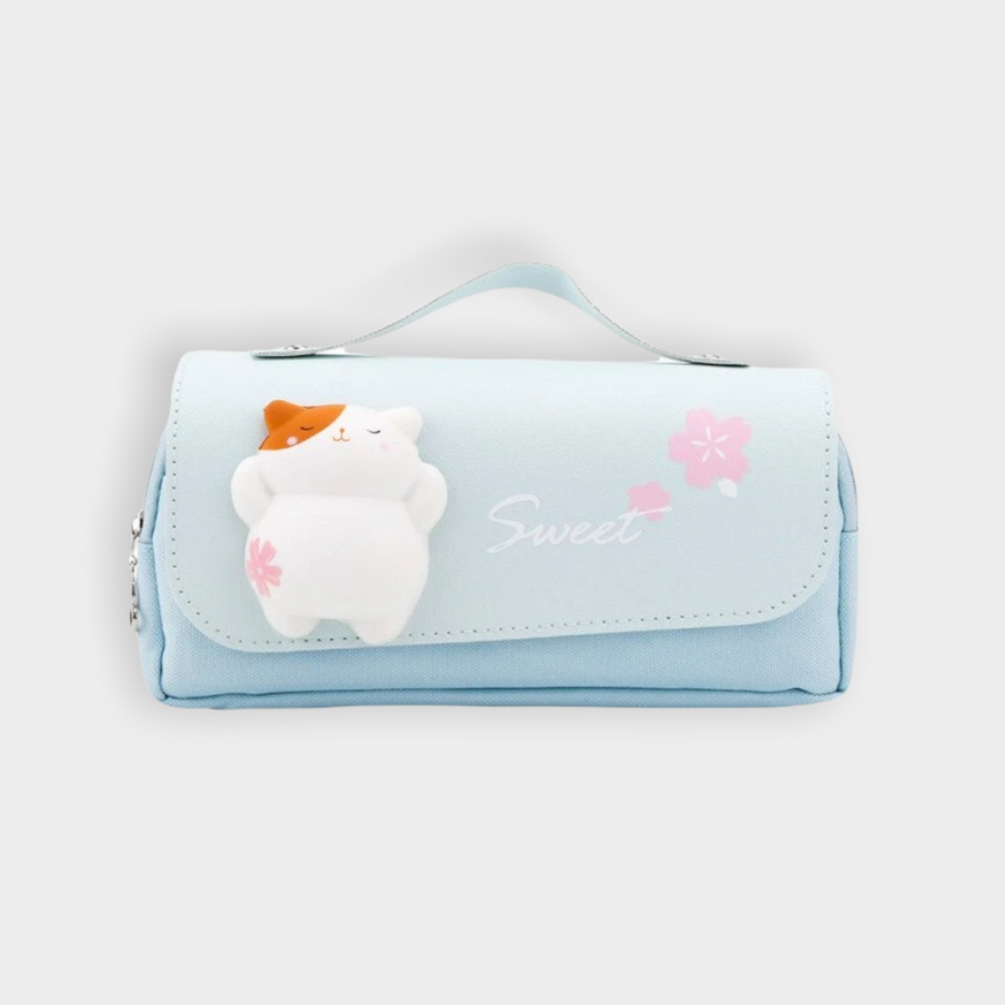 Sakura PU Leather Pencil Case