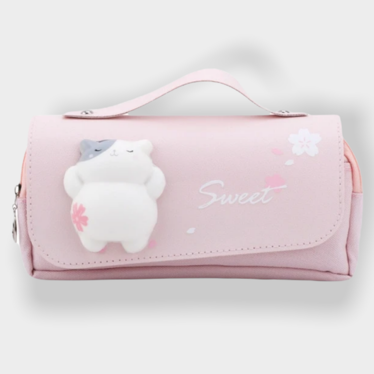 Sakura PU Leather Pencil Case