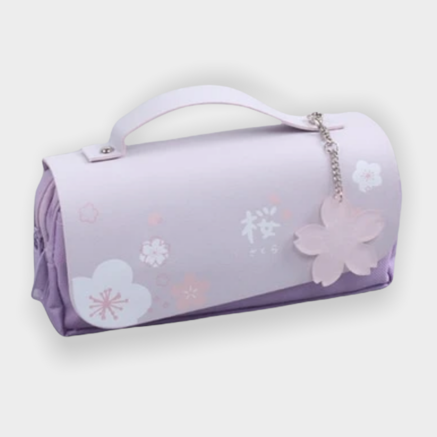 Sakura PU Leather Pencil Case